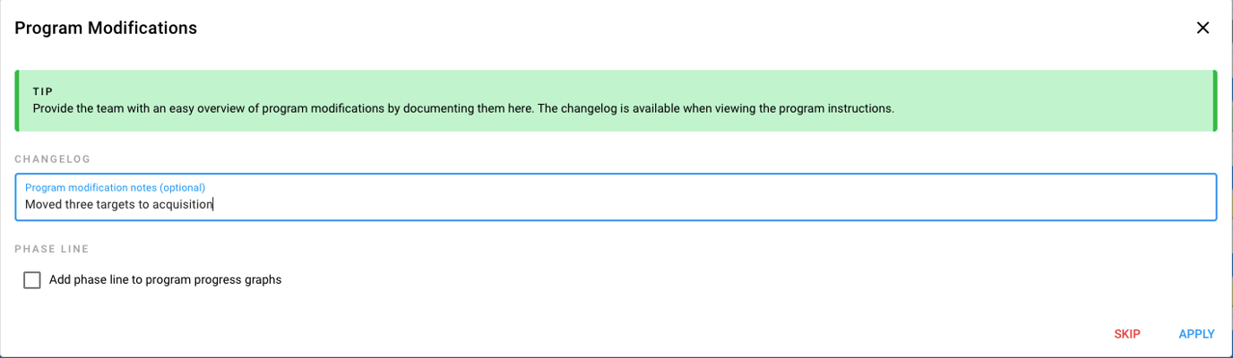How to: Pull Program Modification Notes directly into a Supervision Note