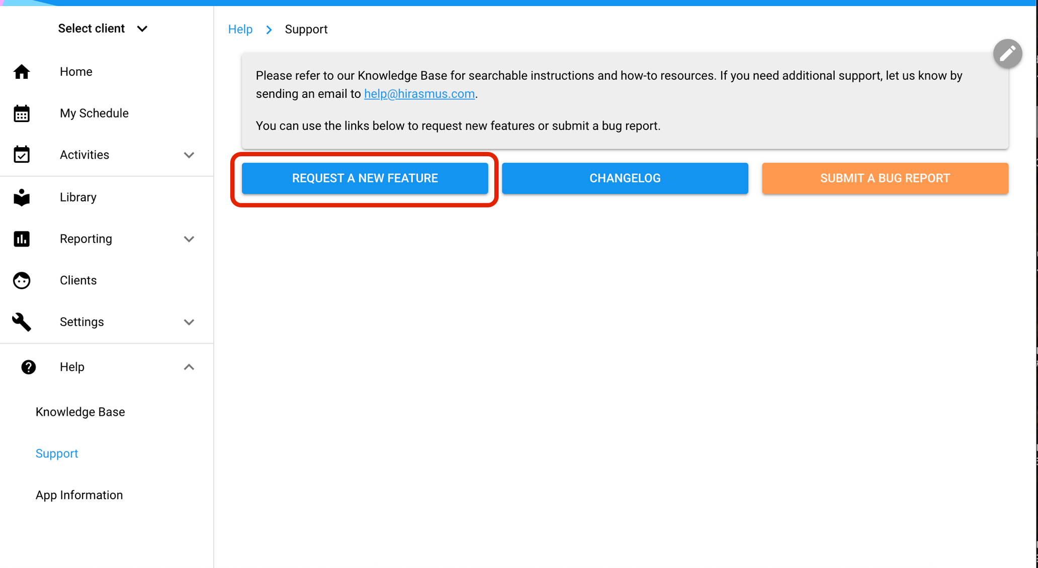 Help Feature How Can I Submit a New Feature Request?