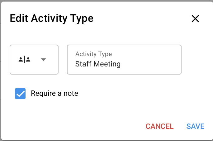 Custom Activity Types