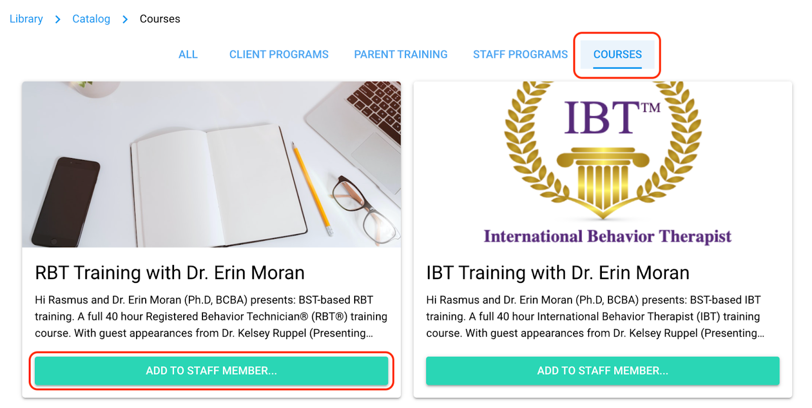 Info Studio Rbt Assigning the RBT Training
